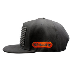 Gorra con cierre a presión